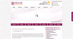 Desktop Screenshot of brickworksourcing.com